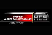 HCS series, stepped lip & deep concave designs (13 designs Available)
