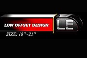 LE series, deep low offset designs only (5 designs available)