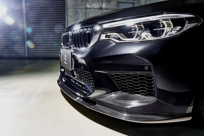 3D Design Carbon Front Lip Spoiler for BMW 5 Series F90 M5