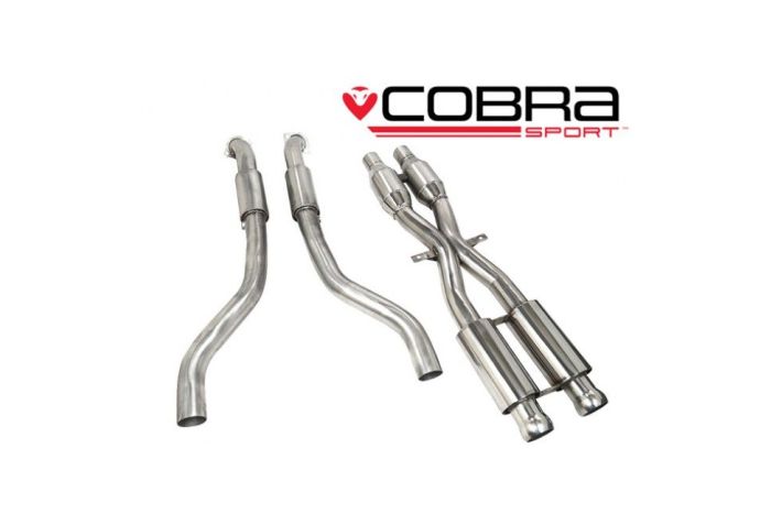 Cobra front exhaust pipes with de-cat pipes for E92/3 M3 models