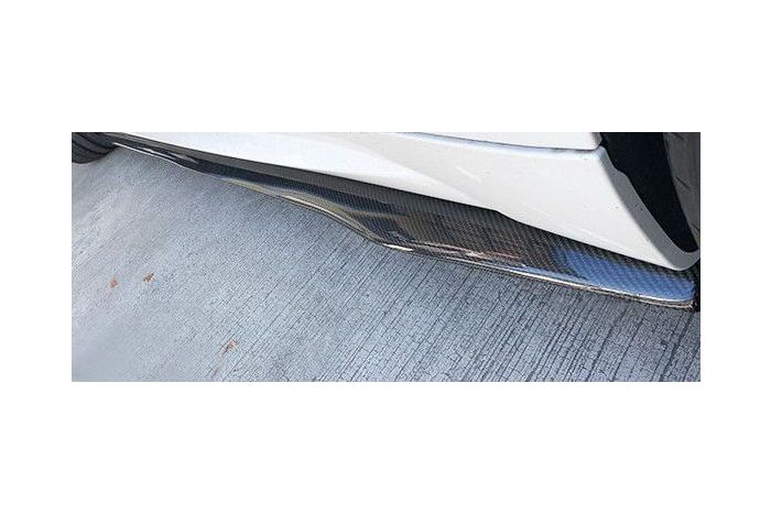 MStyle Carbon Fibre P Style Side Skirt Extensions for F87 M2 BMW 2 Series