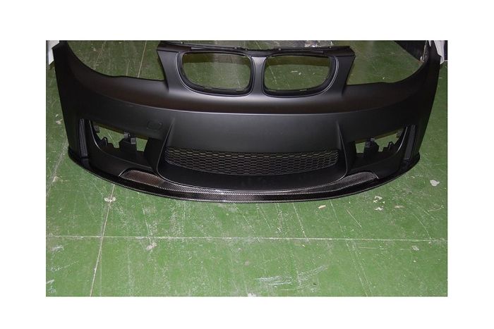 MStyle Carbon Front Spoiler, for 1M Front Bumper or 1M-Look Front Bumpers