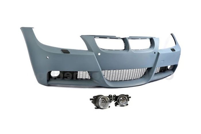 E90/91 sport look front bumper for all E90/91 pre LCI models with PDC sensors
