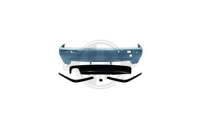 MStyle rear bumper kit (for single exhaust) with PDC