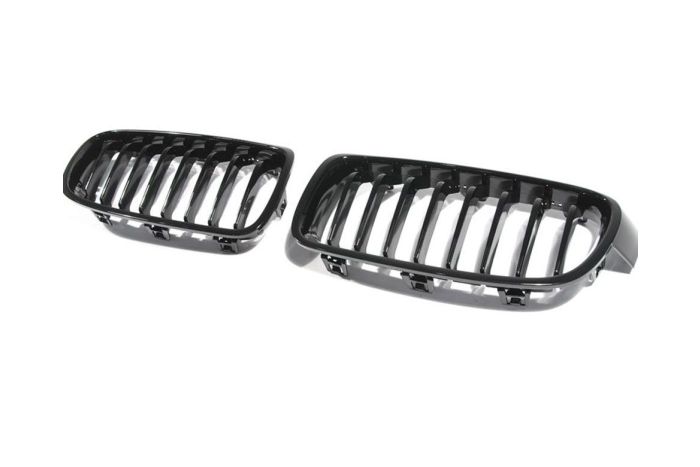 F30/F31 Gloss black front grilles.