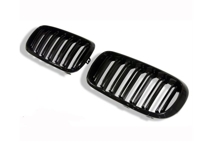 Gloss black grille set with Twin spokes - F15 F16 F85 F86