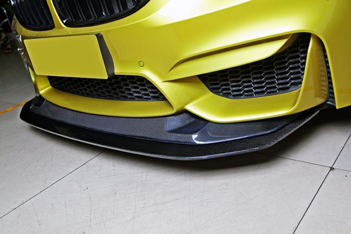 MStyle 2 Piece Racing Carbon Front Splitter for F80 M3 F82 F83 M4