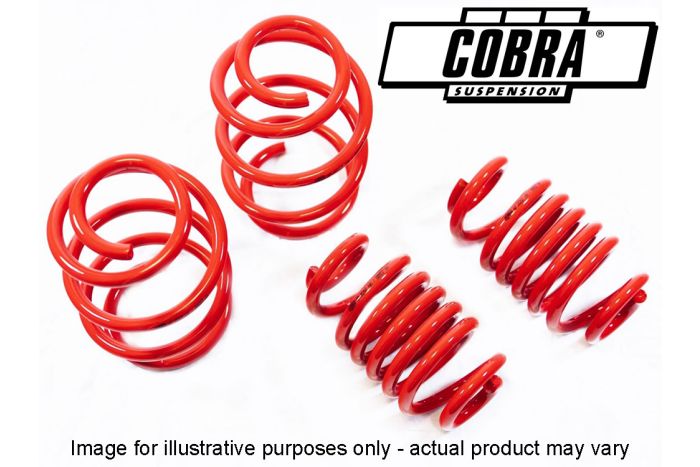 cobra suspension lowering springs for g23 420i & 430i convertible models - low version