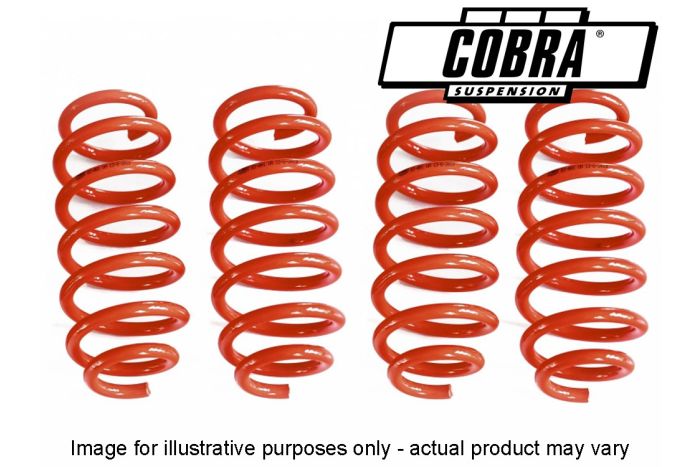 cobra suspension lowering springs for f85 x5m models - front springs only