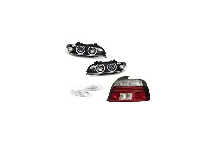 Facelift look conversion - Angel eye Headlamps, clear side repeaters and Celis look rear lamps