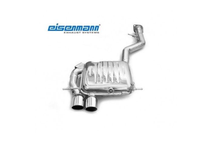 Eisenmann Rear Exhaust Section with 2 x 76mm tailpipes for E82 E88 125i