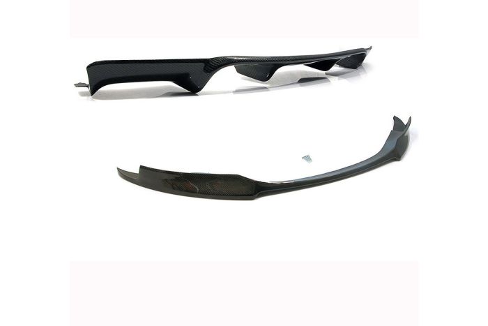 E92/3 M3 MStyle full front splitter and rear diffuser set