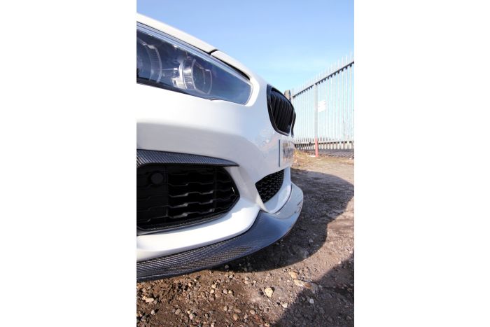 F20 F21 M style carbon front splitter
