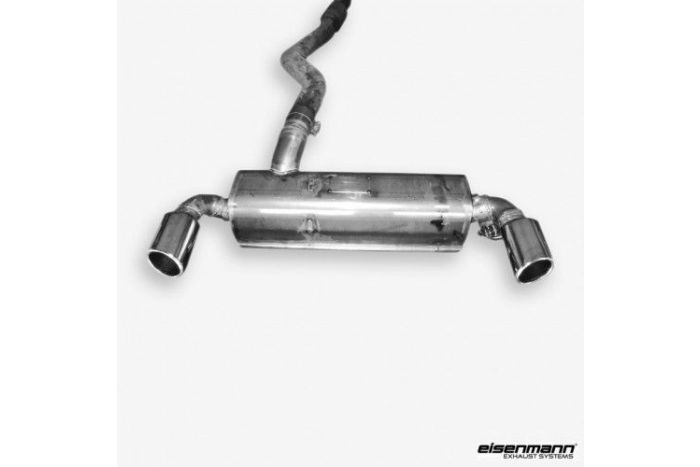 Eisenmann Quad Rear silencer with 2 x 90 mm tailpipes for the F20 M140i