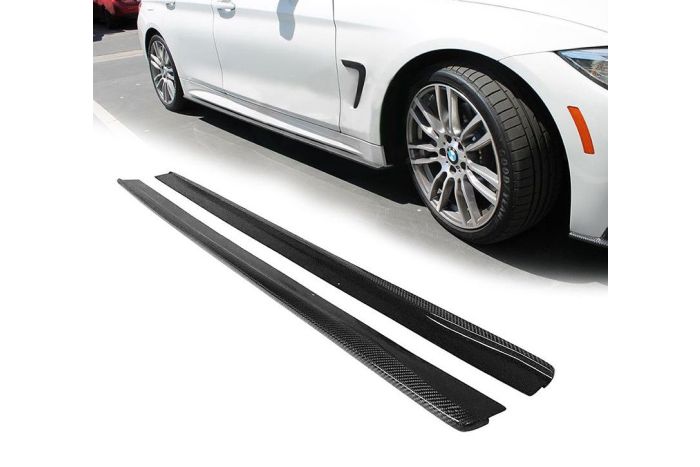 F32 F33 carbon side skirt extensions