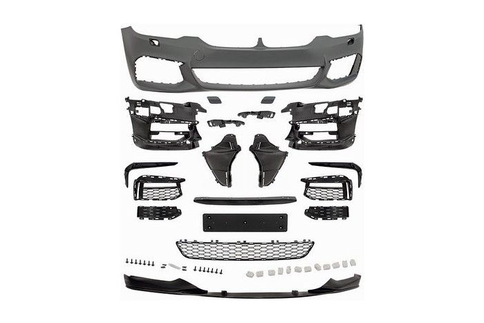 G30 G31 MStyle Sport Look Front Bumper Kit Set for BMW 5 Series