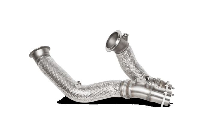 Akrapovic stainless steel downpipe set for all F80, F82 and F83 M3 and M4 Models