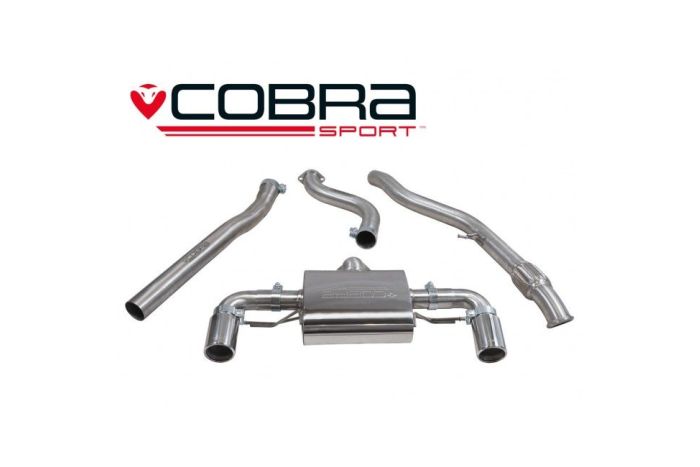 Cobra Sport Cat-back system for all F20/21 M135i models. Non-Resonated
