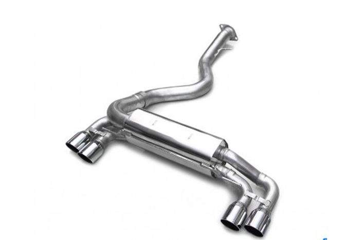 Eisenmann rear section with 4 x 83 mm tailpipes for all E82 1M models