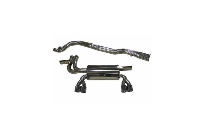 E46 M3 Mstyle performance exhaust system, cat back