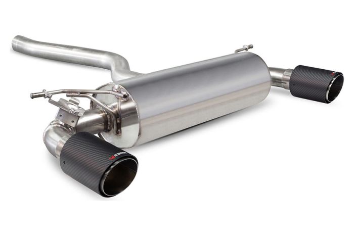 Scorpion Exhaust GPF-Back System with Elect. valve, Ascari tailpipes for F20, F21 2018-2019 GPF Models