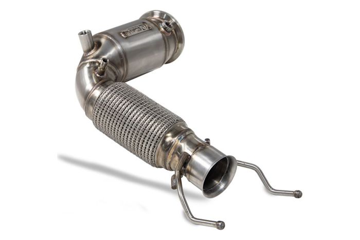 Scorpion Exhaust Downpipe with a high flow sports catalyst for M135i xDrive (F40) GPF model