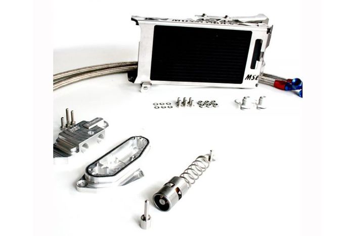 Mosselman MSL motorsport oil cooler kit including thermostat