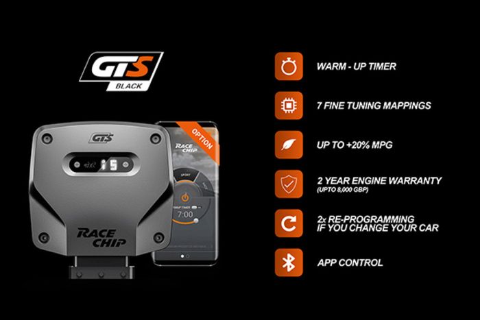 Race Chip GTS Black Tuning Module For F40 128Ti 265bhp Models + App Control
