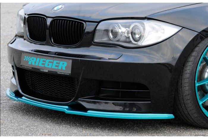 E82 and E88 Rieger Paintable Front Splitter for MSport