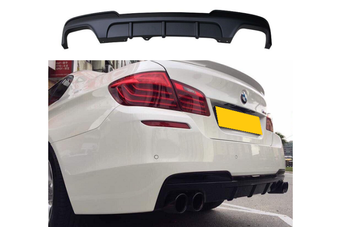 MStyle Performance Quad Exhaust Rear Diffuser for F10 F11 BMW 5 Series