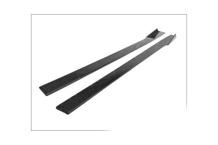 MStyle Carbon Fibre Winged Side Skirt Extensions for F87 M2 BMW 2 Series