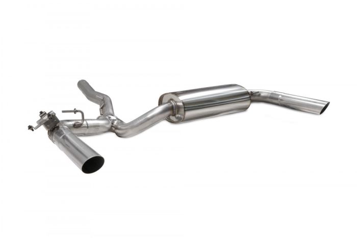f44 m235i x-drive gpf back exhaust system with electronic valve - oe fitment tail pipes 