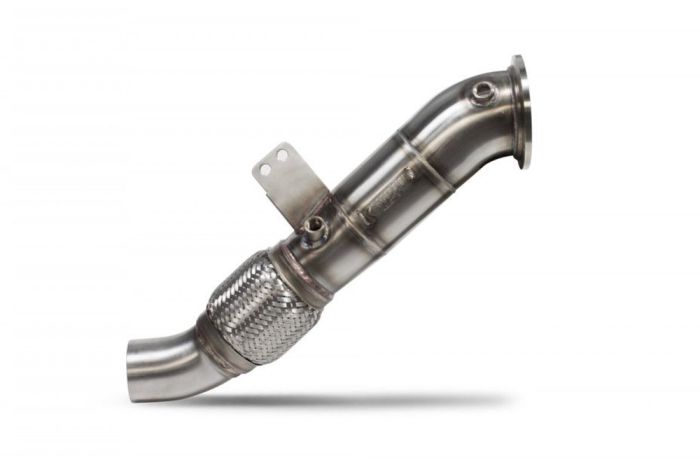 bmw f30 / f31 / f32 / f33 / f36 340i downpipe with sports catalyst including x-drive non gpf models 2015 - 2018 