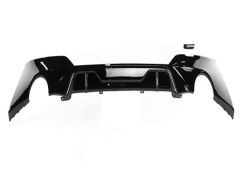 BMW 3 Series G20 GLOSS BLACK ROUND EXHAUST DIFFUSER - MP STYLE - BLAK BY CT CARBON