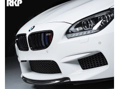 F06, F12 and F13 M6 RKP carbon front splitter