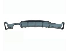 F32, F33 Genuine BMW performance rear diffuser with single exhaust outlet.