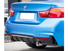 F32 F33 M Style performance dual carbon rear diffuser