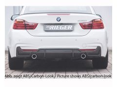 F32, F33 and F36 Rieger Carbon look rear diffuser
