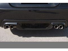 M5 style rear diffuser and quad exhaust