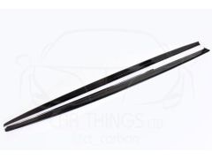 BMW F30 3 SERIES CARBON FIBRE SIDE SKIRTS - MP STYLE