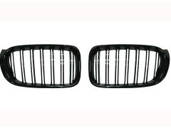 X3 F25 gloss black grille set with double grille