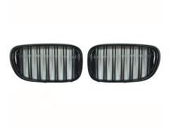 G11 and G12 Gloss black grille set with double grille spokes
