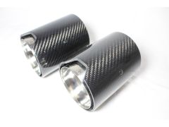 BMW CARBON EXHAUST TIPS 135i/140i/235i/240i/335i/340i/435i/440i - CHROME (SET OF 2)