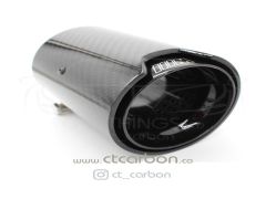 BMW CARBON EXHAUST TIPS 135i/140i/235i/240i/335i/340i/435i/440i - BLACK (SET OF 2)
