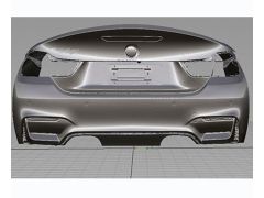 CSL Style Bootlid For F33 and F83 M4 models double sided carbon