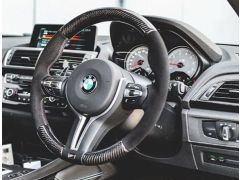 Carbon Fibre Steering Wheel w/ Alcantara
