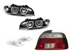 Facelift look conversion - Angel eye Headlamps, clear side repeaters and Celis look rear lamps
