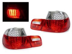 Red/Clear LED tail lights, coupe 2003 on