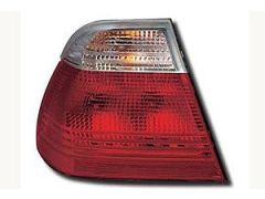 Red and clear rear lamps, saloon upto 08/01
