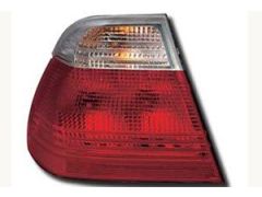Red and clear rear lamps coupe